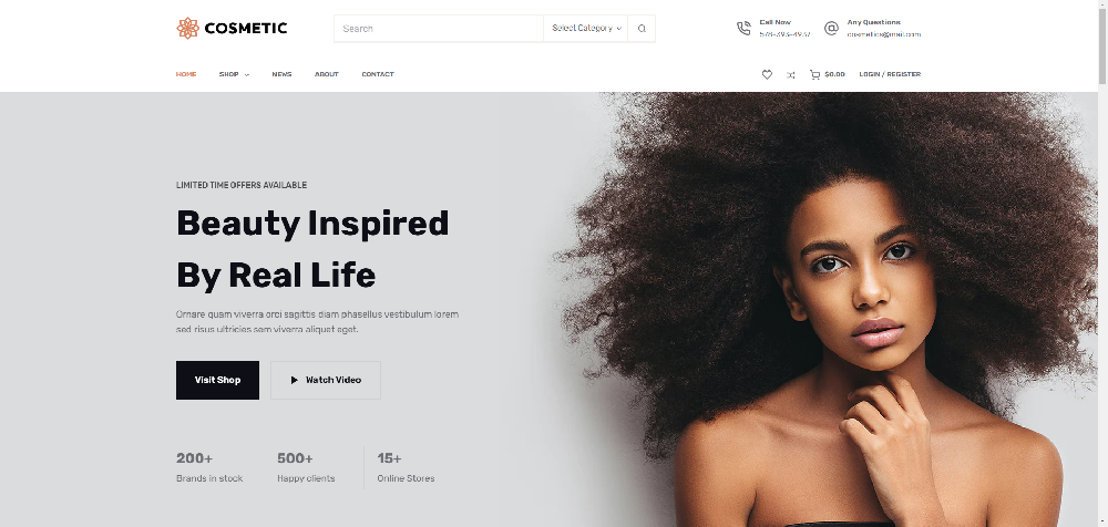 名称：C016 美妆商城